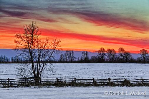 Winter Sunrise_33764-7.jpg - Photographed near Smiths Falls, Ontario, Canada.